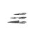 Kit Para Churrasco 3 Peças Só Qualidade SQ-3782 Preto - Imagem 2