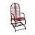Cadeira de Jardim Adulto Com Mola Luxo - Vermelho Pérola - Imagem 1