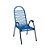 Cadeira de Jardim Infantil Luxo - Azul Pérola - Imagem 2