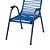 Cadeira de Jardim Infantil Luxo - Azul Pérola - Imagem 3