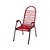 Cadeira de Jardim Infantil Luxo - Vermelho Pérola - Imagem 1