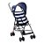 Carrinho Multikids Baby Guarda-Chuva Malibu BB348 - Azul - Imagem 4