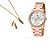 Kit Relógio Feminino Champion + Brinco e Colar CH38397D - Imagem 2