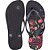 Chinelo Havaianas Slim Organic Preto/Rosa - 33/34 - Imagem 3