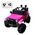 Mini Carro Elétrico Jeep Importway BW028RS- Rosa - Imagem 1