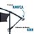 Ombrelone Suspenso Importway 3M C/ Capa IWOBLC-3AZ Azul - Imagem 3