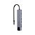Cabo Adaptador USB-C Para 7 Portas C/ Gigabit Geonav - UCA11 - Imagem 1