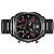 Relógio Masculino Weide Analogico WD009B A10487 Pto/Vermelho - Imagem 2