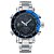 Relógio Masculino Weide Anadigi WH5203 A10793 Prata/Azul - Imagem 1