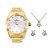 Kit Relógio Feminino Champion + Brinco e Colar CN28446W - Imagem 3