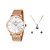 Kit Relógio Feminino Champion + Brinco e Colar CN29258J - Imagem 1