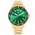 Relógio Masculino Tuguir Analógico TG160 TG30196 Dourado/Verde - Imagem 1