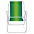 Cadeira Alta Mor Dobrável Alumínio Verde Ref.002101 - Imagem 2
