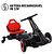 Mini Kart Drift Elétrico Infantil Importway BW221PT - Preto - Imagem 2