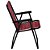 Cadeira de Praia Mor Xadrez Carmin R.2050 - Xadrez Vermelho - Imagem 2