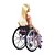 Boneca Barbie Fashion Cadeira de Rodas Mattel HJT13 - Imagem 2