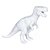 Dinossauro Para Pintar T-Rex Bee Toys C/ 3 Tintas Ref.0679 - Imagem 3
