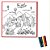 Tapete de Colorir Lavável Com 6 Canetas Multikids BR1744 - Imagem 1