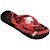 Chinelo Havaianas Top Marvel Logomania Preto/Vermelho 33/34 - Imagem 2