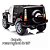Mini Carro Elétrico Importway 12V Policial BW236PT - Preto - Imagem 5