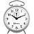 Relógio Despertador Herweg Mecânico 2210-207 - Prata Cromado - Imagem 1