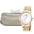 Kit Relógio Feminino Champion CN24057G + Bolsa Nude - Imagem 1