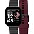 Smartwatch Technos Troca-Pulseira TMAXAI/7P Preto E Vinho - Imagem 1