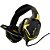 Headset Gamer Bright Dark RGB Cód.GHP013 Preto E Dourado - Imagem 4