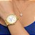 Kit Relógio Feminino Tuguir + Colar TG148 TG35014 - Dourado - Imagem 3
