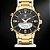 Relógio Masculino Tuguir AnaDigi TG1815 TG30092 - Dourado - Imagem 2