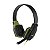 Headset Com Microfone Gamer Multilaser P2 PH146 Preto/Verde - Imagem 1