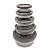 Conjunto de Potes Belovidro Lunare 5 Peças Ref.BV5242 Cinza - Imagem 1