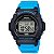 Relógio Masculino Casio Digital W-219H-2A2VDF Preto e Azul - Imagem 1