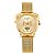 Kit Relógio Feminino Mondaine +Pulseira 53783LPMVDE3 Dourado - Imagem 3