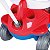 Carrinho Infantil 2 em 1 Calesita Aeroh Ref.1033 - Vermelho - Imagem 2