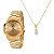 Relógio Feminino Tuguir + Colar TG145 TG35023 - Dourado - Imagem 1