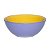 Tigela Bowl de Cerâmica Oxford 600ml 16cm - Lilás e Amarelo - Imagem 1