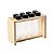 Porta Temperos Pinus Horizontal Stolf C/8 Tubos Ref.1170 - Imagem 1