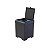 Lixeira Com Anel P/ Saco De Lixo Stolf Ref.1512-P - Preto - Imagem 1