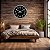 Relógio de Parede Gigante Herweg 60cm Quartz 6463-070 Prata - Imagem 3