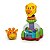 Brinquedo Baby Mix Tateti Calesita Ref.863 Leão Amarelo - Imagem 2