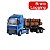 Caminhão Bruto Logging Samba Toys 39cm Ref.704 Azul - Imagem 5