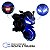 Mini Moto Elétrica Infantil Importway 12V BW301AZ Azul - Imagem 5