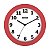 Relógio de Parede Ambiente 25cm Quartz 191300-044 Vermelho - Imagem 1