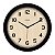 Relógio de Parede Ambiente 28cm Quartz 119056-034 Preto - Imagem 1