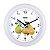Relógio de Parede Ambiente 25cm Frutas 197300-021 Branco - Imagem 1