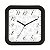 Relógio de Parede Ambiente 23cm Quartz 119087-145 Preto Real - Imagem 1