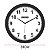 Relógio de Parede Ambiente 28cm Quartz 1926-034 Preto - Imagem 2
