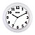 Relógio de Parede Ambiente 25cm Quartz 191300-021 Branco - Imagem 1