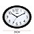 Relógio de Parede Ambiente 26cm Quartz 119002-034 Preto - Imagem 2
